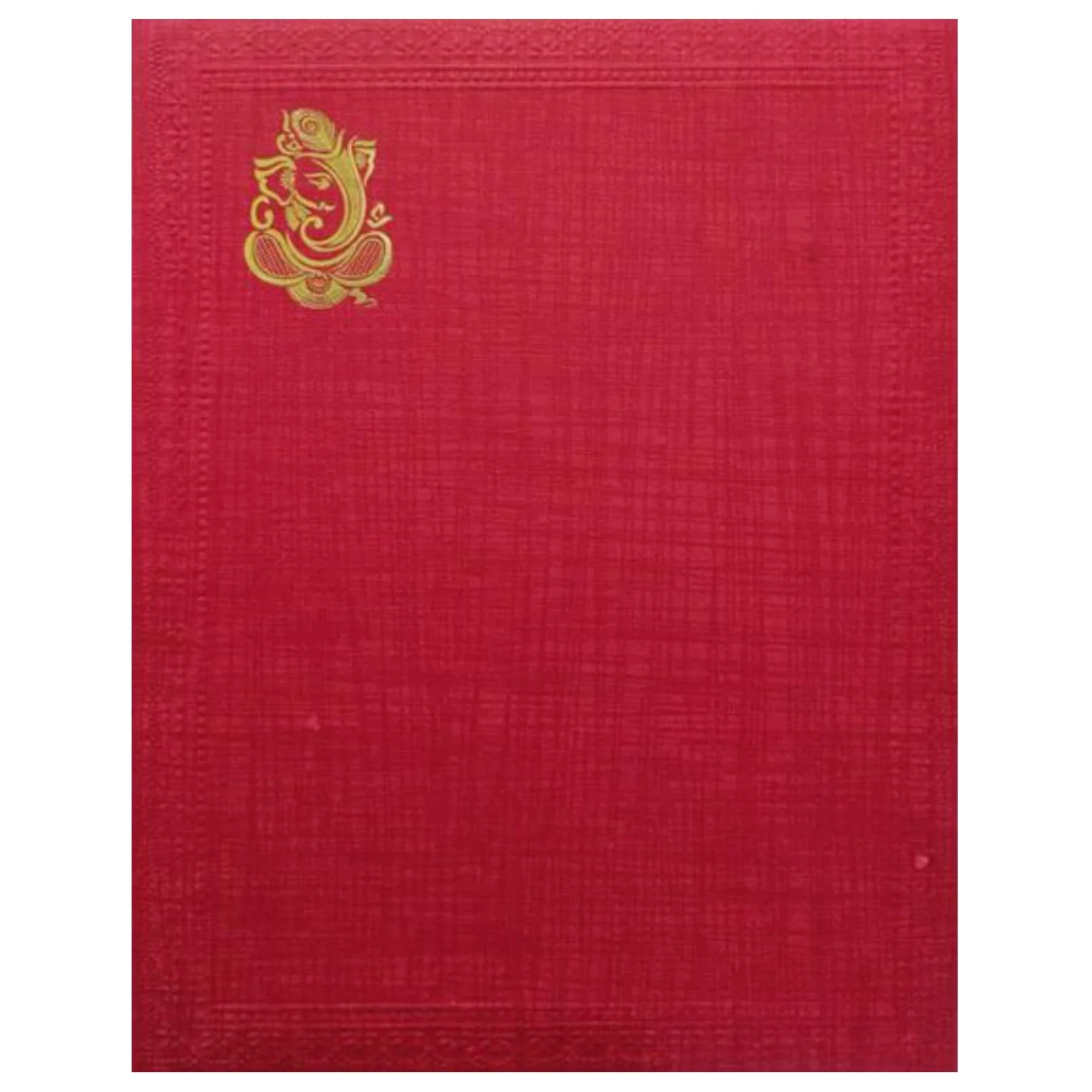 Red Metallic Balaji Padmavathi Invitation Card-KNK50040 - Image 4