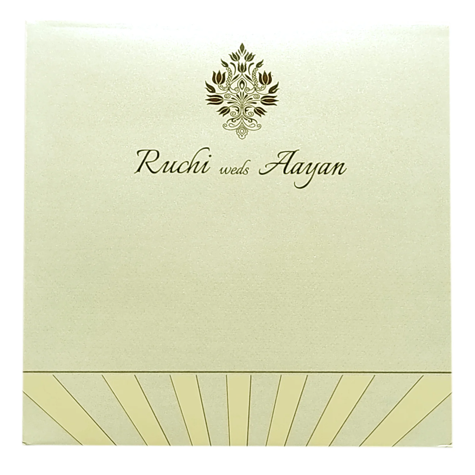 Cream Geometric Design Invitation Card-KRC29262 - Image 4