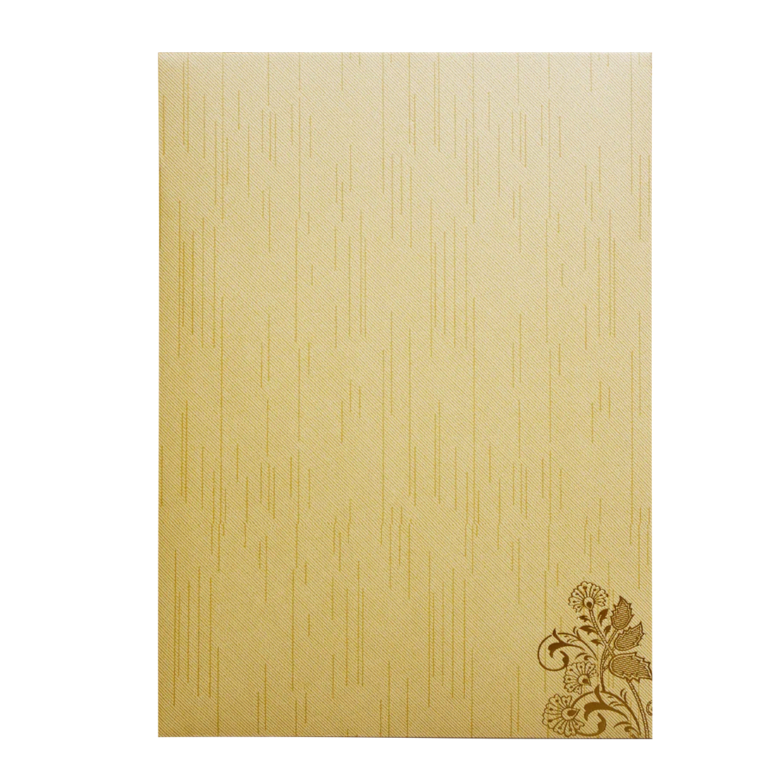 Cream Textured Door-Style Invitation Card-KNKR041C - Image 4