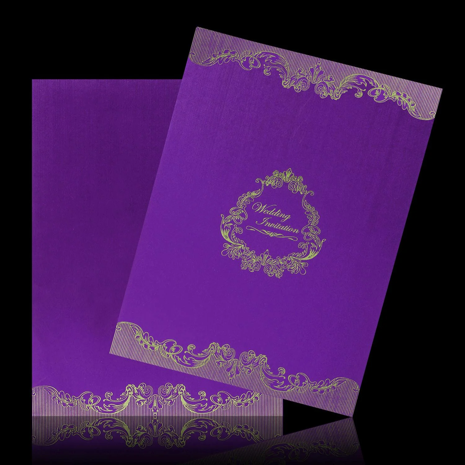 Violet Wedding Card-KNK2491 - Image 2