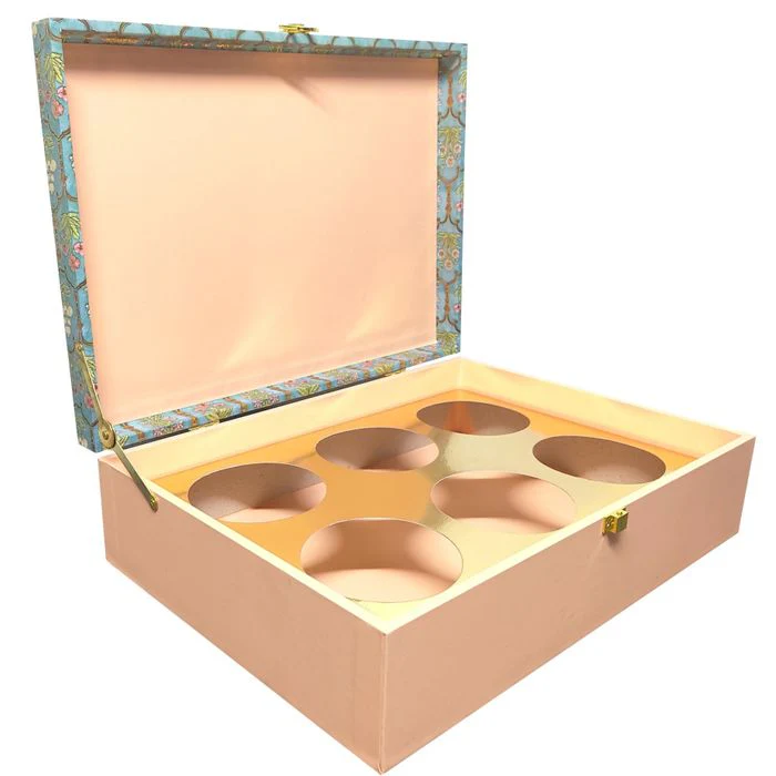 Green Floral Large Box Invitation-KBX0604 - Image 3