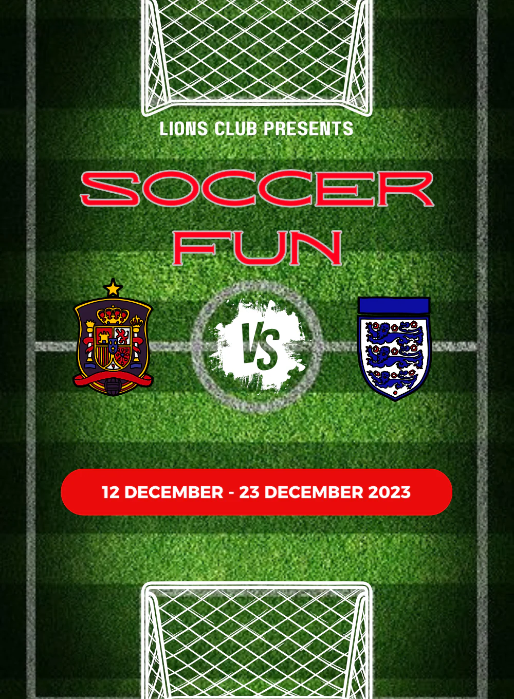 Green Net soccer Invitation-AASCC006