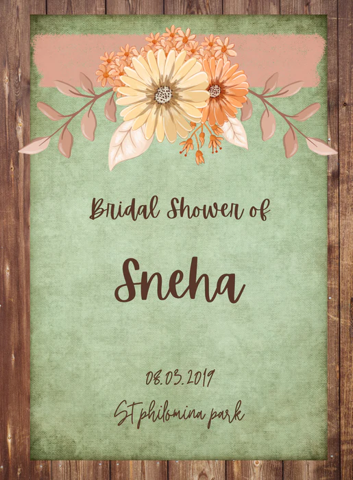 Green Wood Bridal Shower-AABDS024 - Image 2