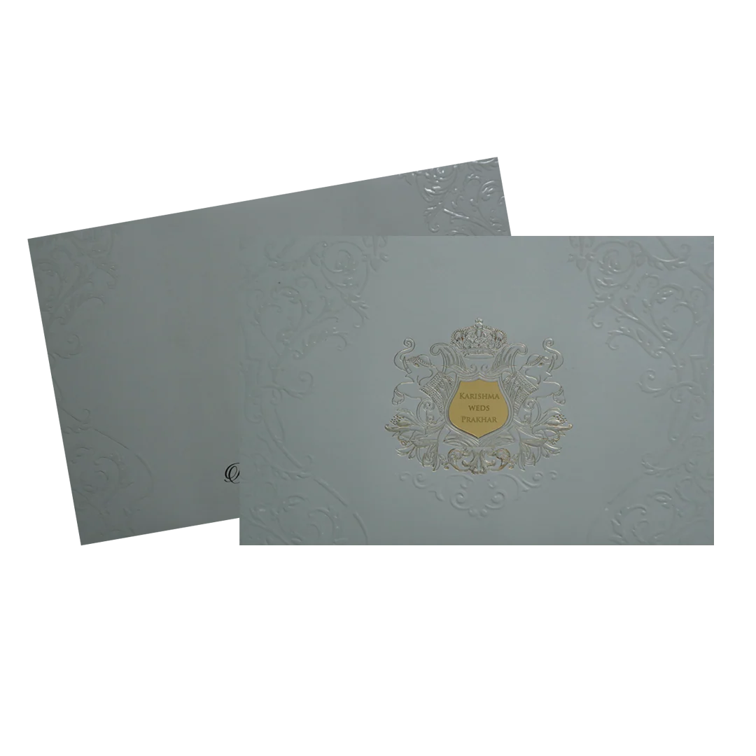 Grey Marriage Invitation-KPR09580 - Image 2