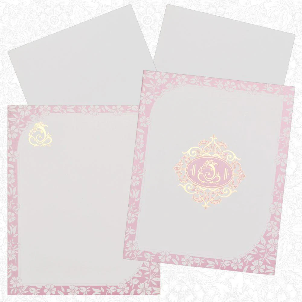 Invitation Card - Everlasting Pink Ganesha Kalyana Patrika-KNK2234
