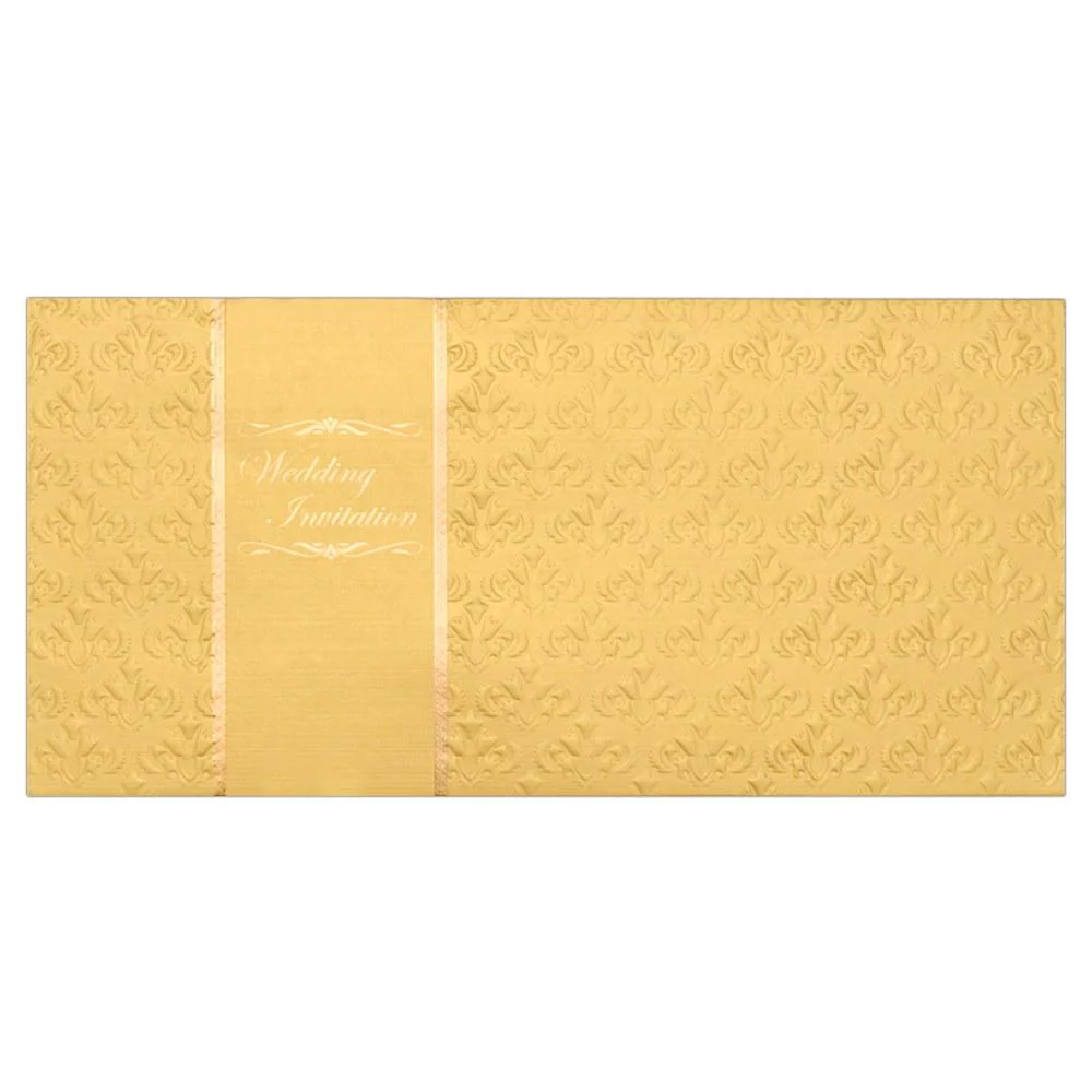 Invitation Card - Golden Wedding Cards-KNK4528 - Image 2