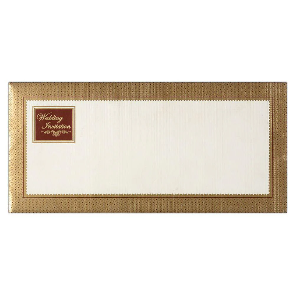Invitation Card - Horizontal Wedding Invitation Card-KNK3176 - Image 3
