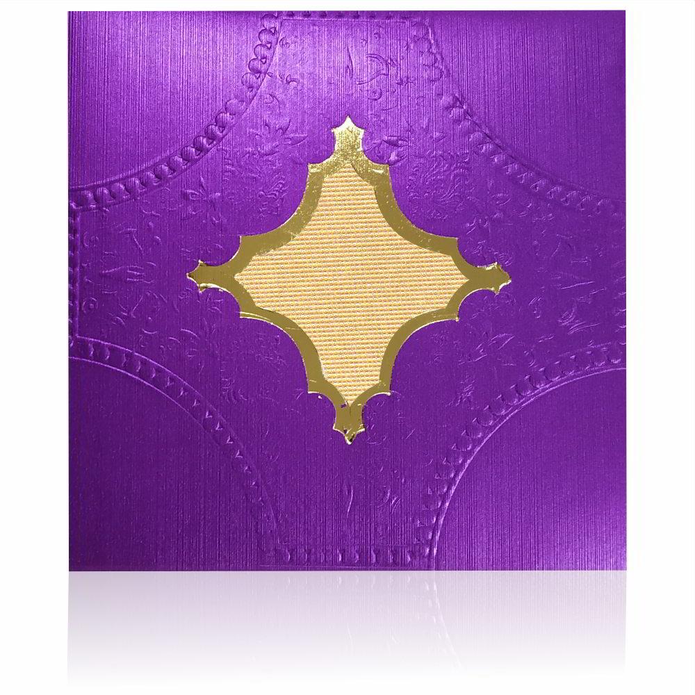Purple Invitation Card-KNK1327 - Image 2