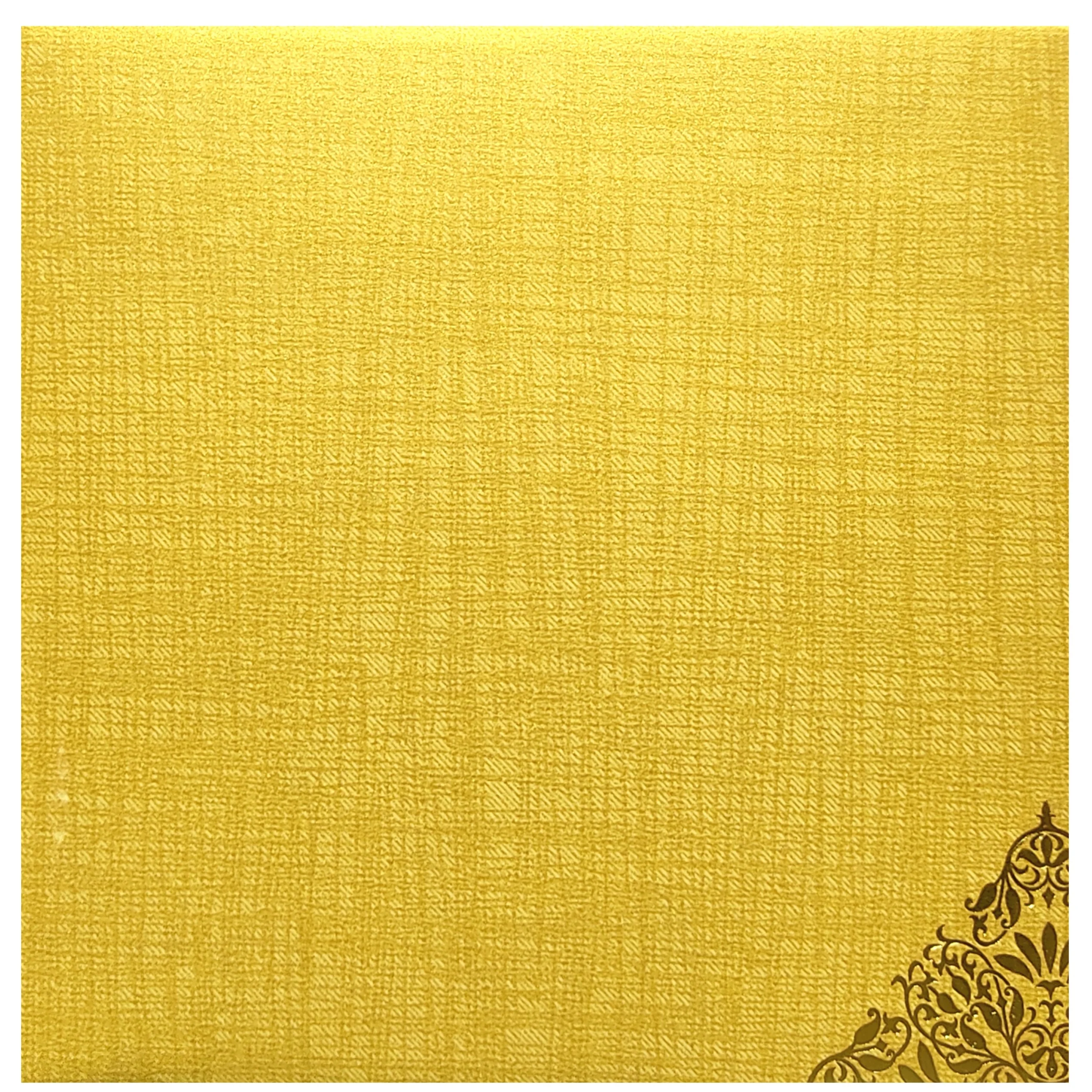 Gold Laser Cut Metallic Door Type Invitation Card-KNK4344N - Image 4