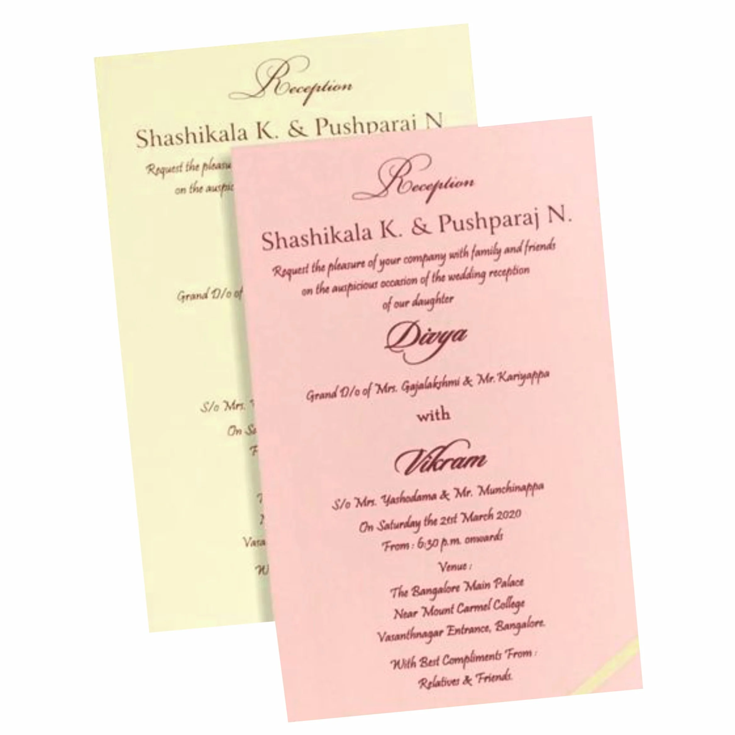 Pink Bag Invitation Card-Knpr4505p - Image 5