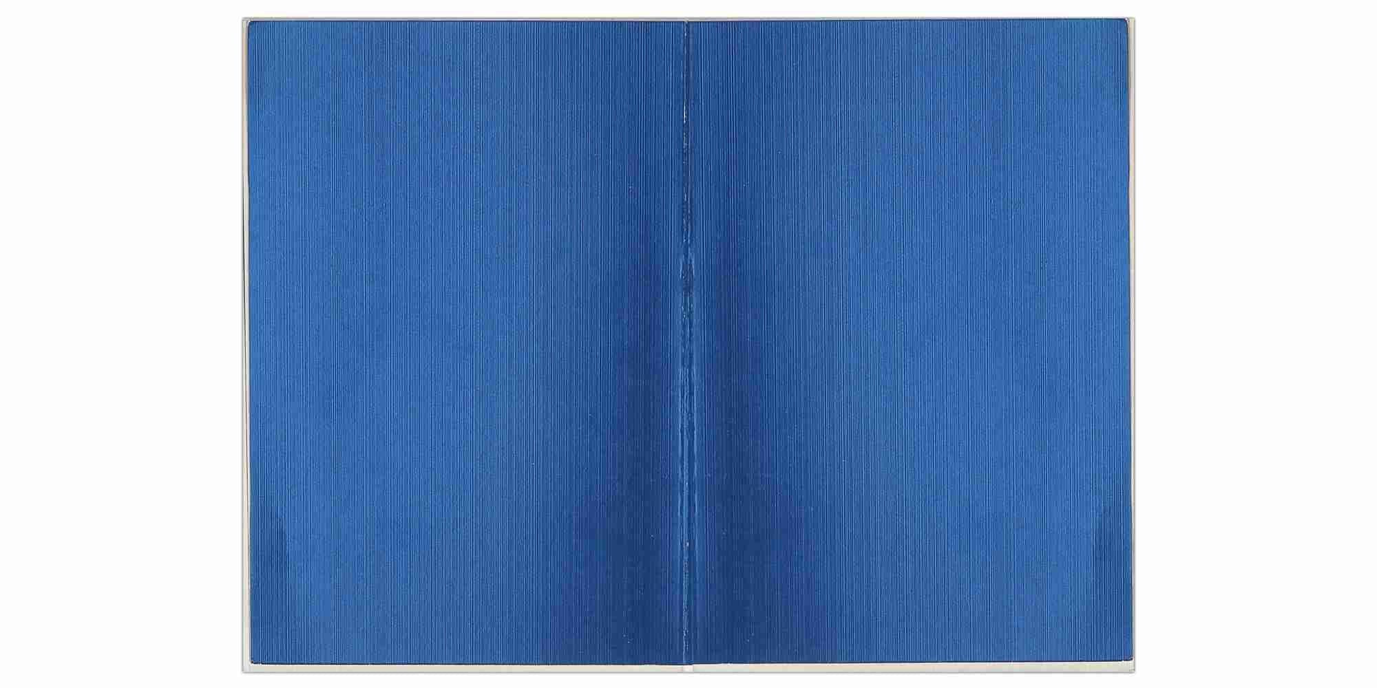 Invitation Card - Small Metallic Blue Wedding Card-KNK1878 - Image 3
