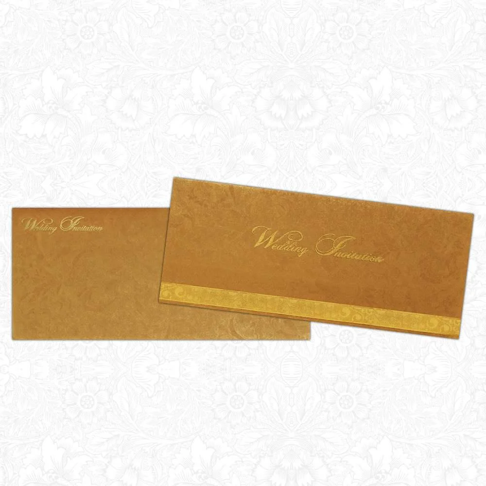 Brown Personal Invitation Card-KNK1601