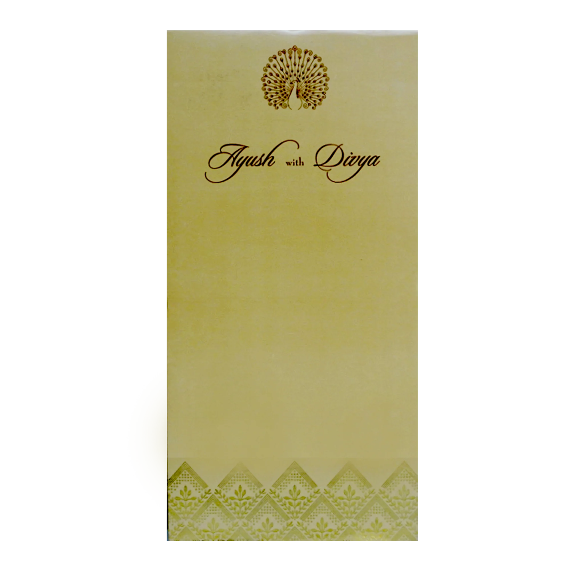 Light Beige Pattern Single Card-KRCS7121 - Image 3