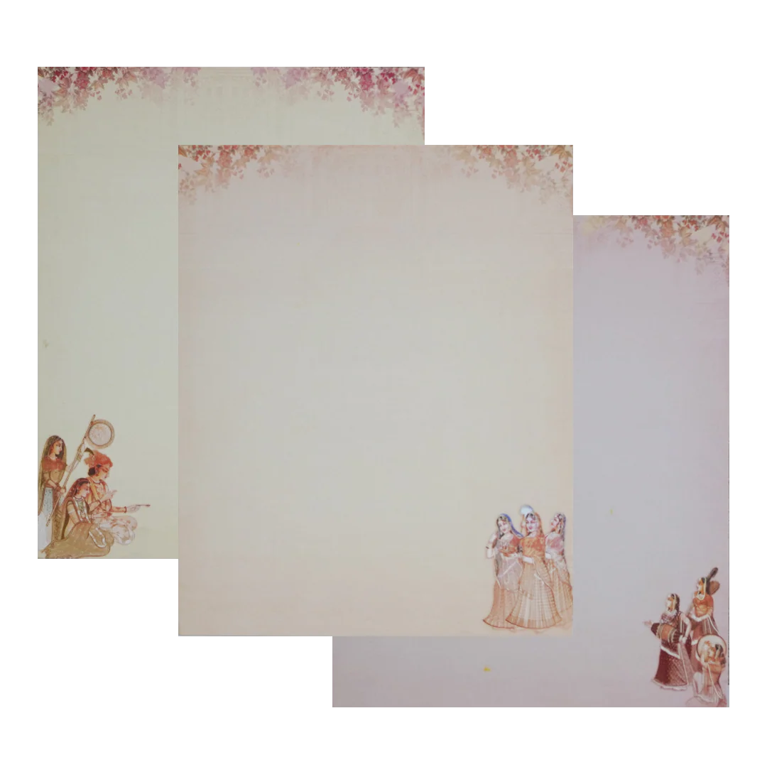 Light Brown Bride Groom Wedding Invitation Card-KAC05740 - Image 5