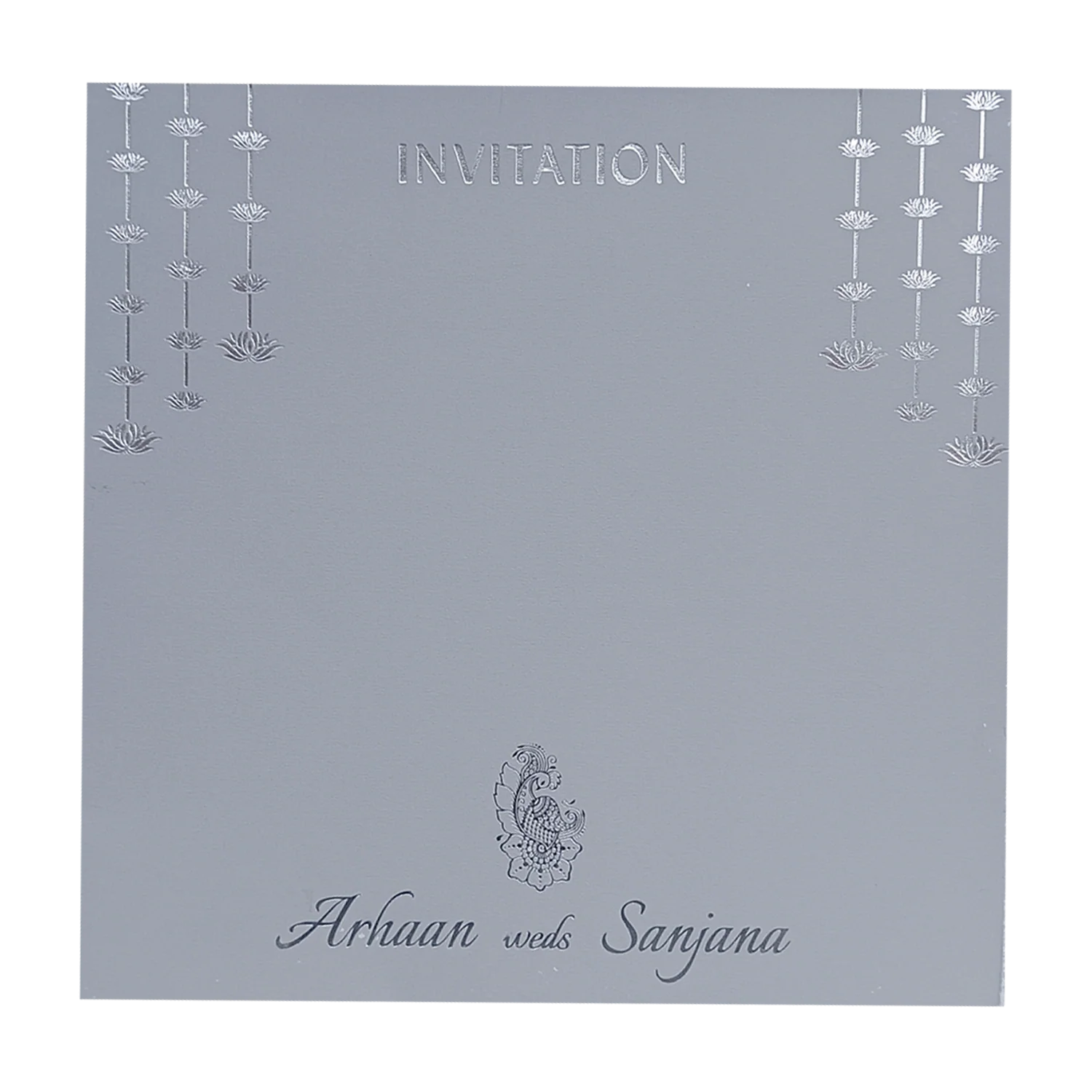 Light Grey Door Opening Invitation-KRC30442 - Image 4