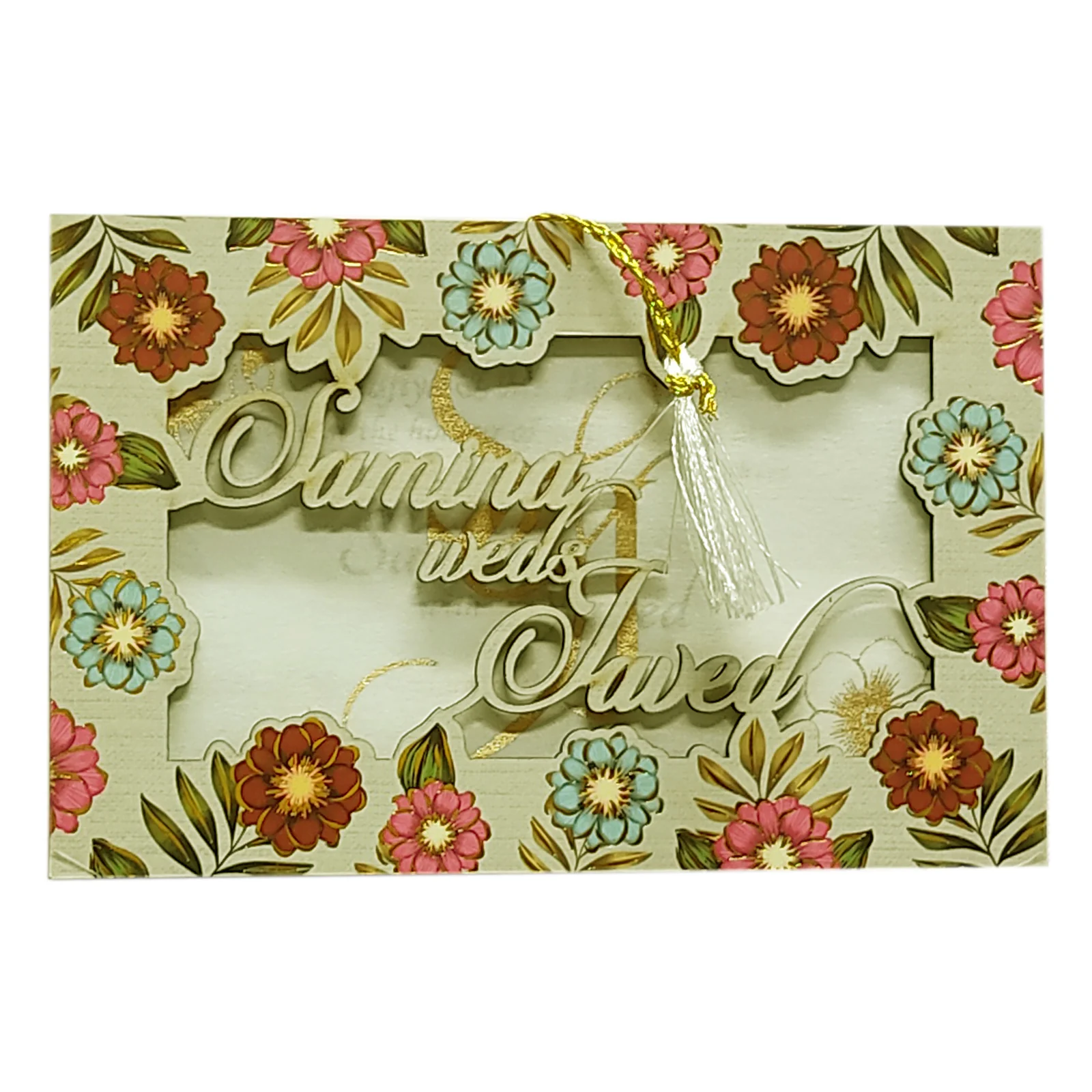 Light Grey MDF Invitation-KVN06630 - Image 3