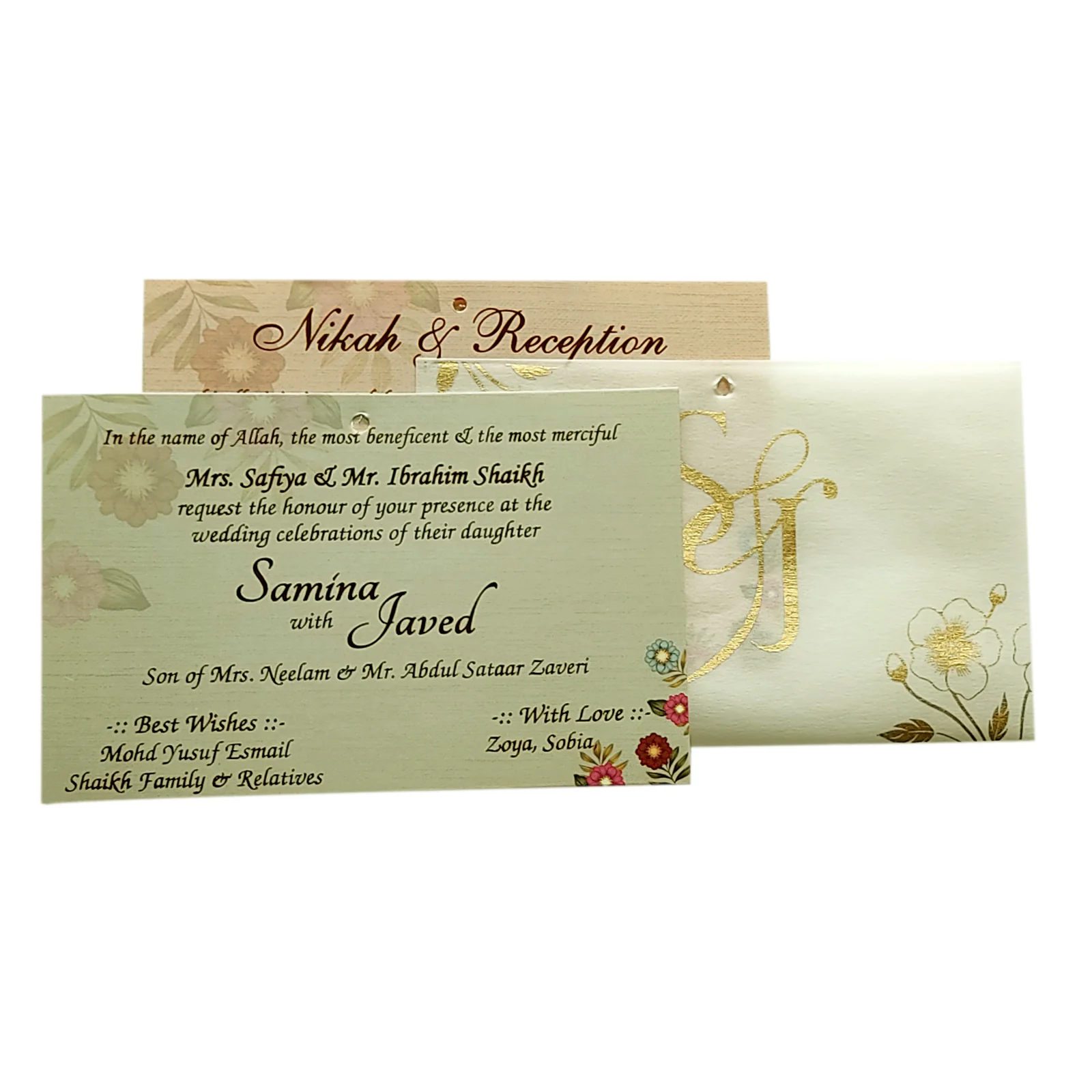 Light Grey MDF Invitation-KVN06630 - Image 5