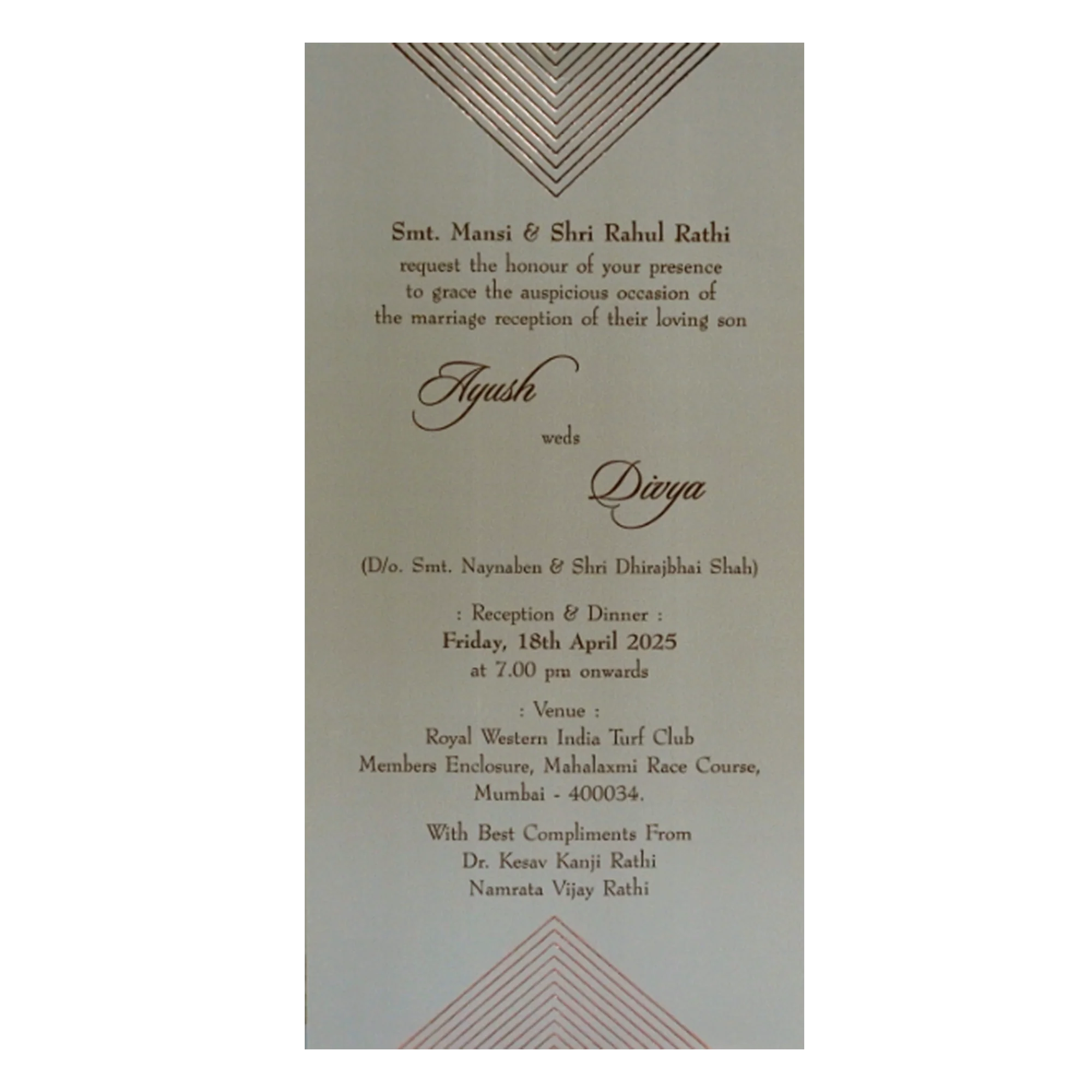 Light Grey Single Sheet Card-KRCS7162 - Image 2