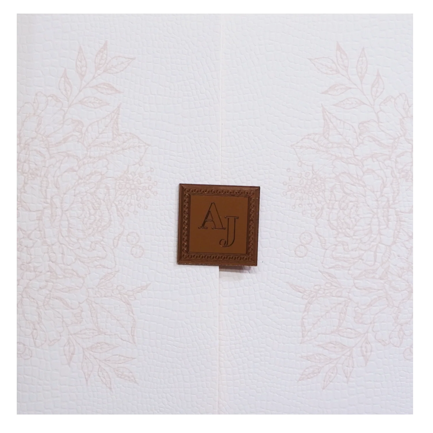 Light Pale Pink Wedding Card-KRC30411 - Image 3