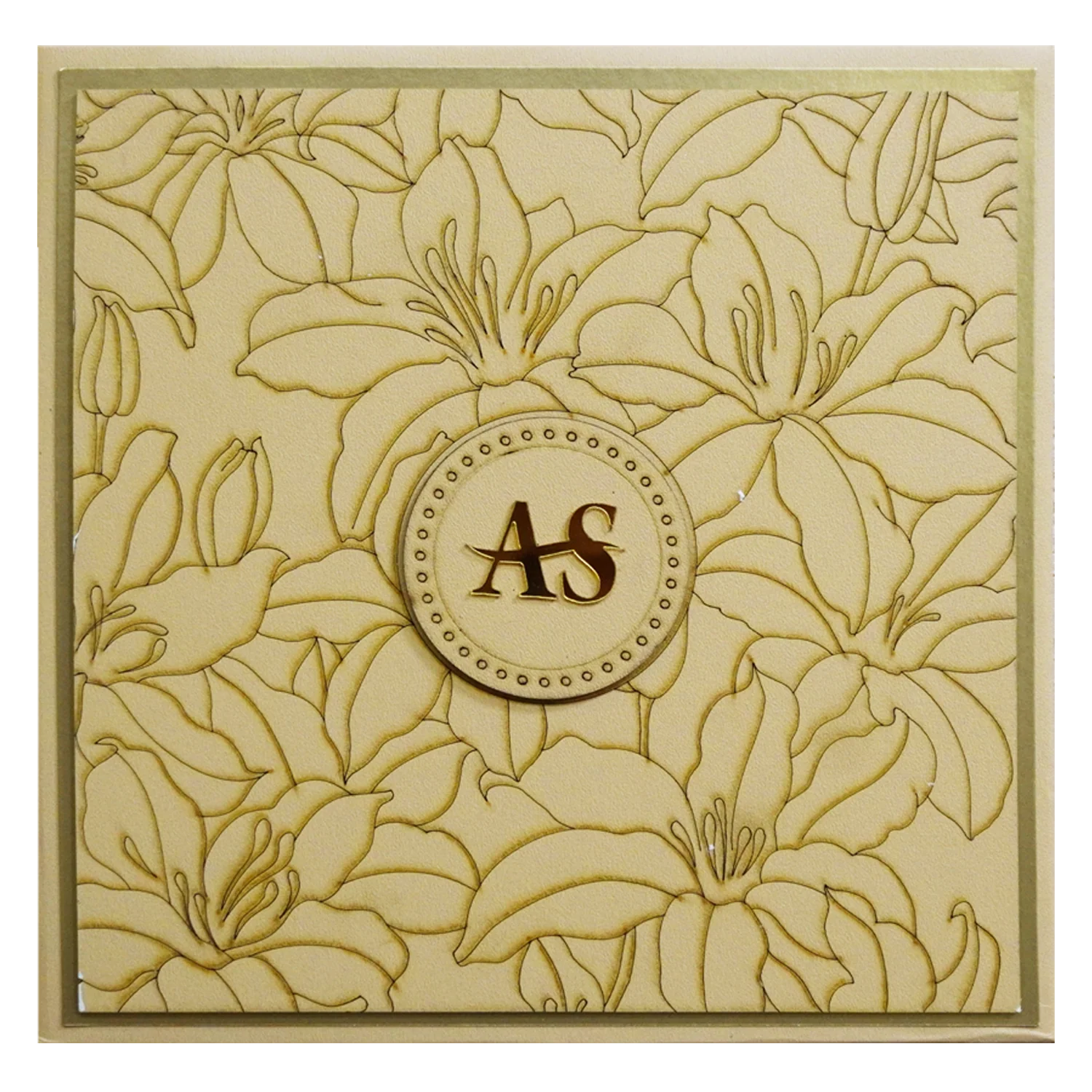 Light Peach Padded Invitation-KRC30450 - Image 3