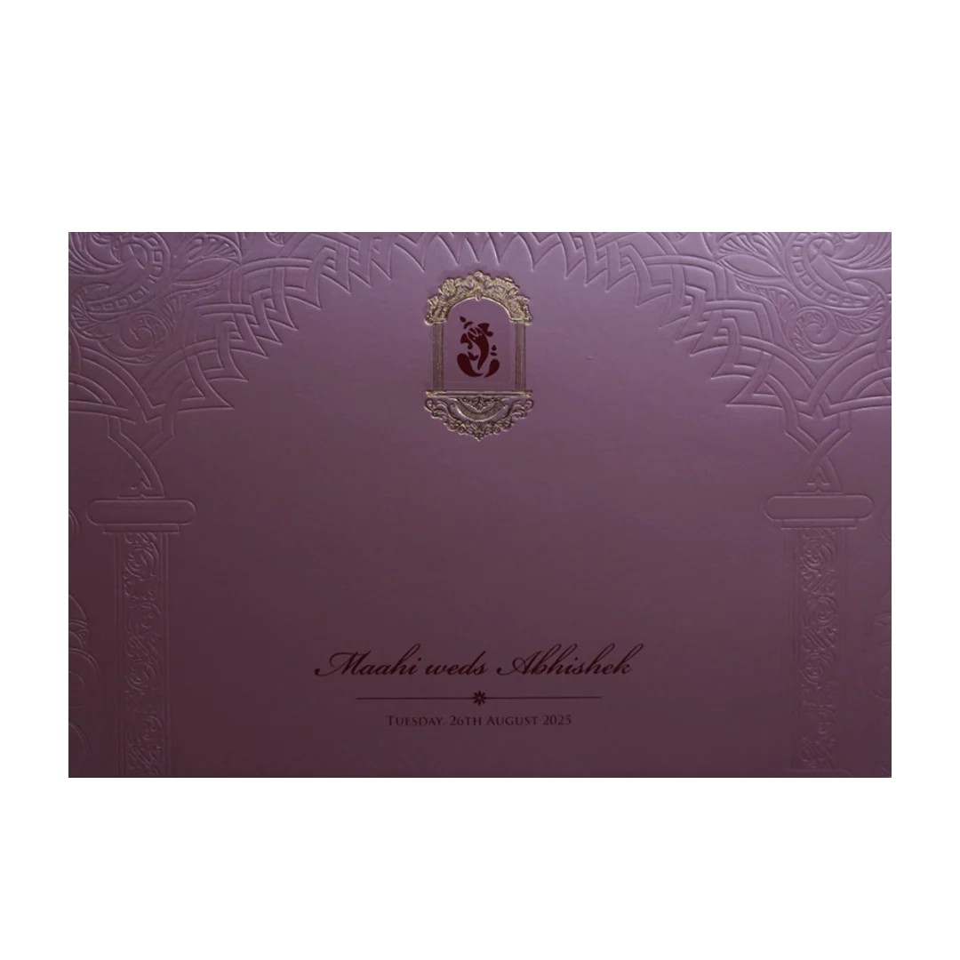 Light Pink Wedding Card-KPR09510 - Image 4