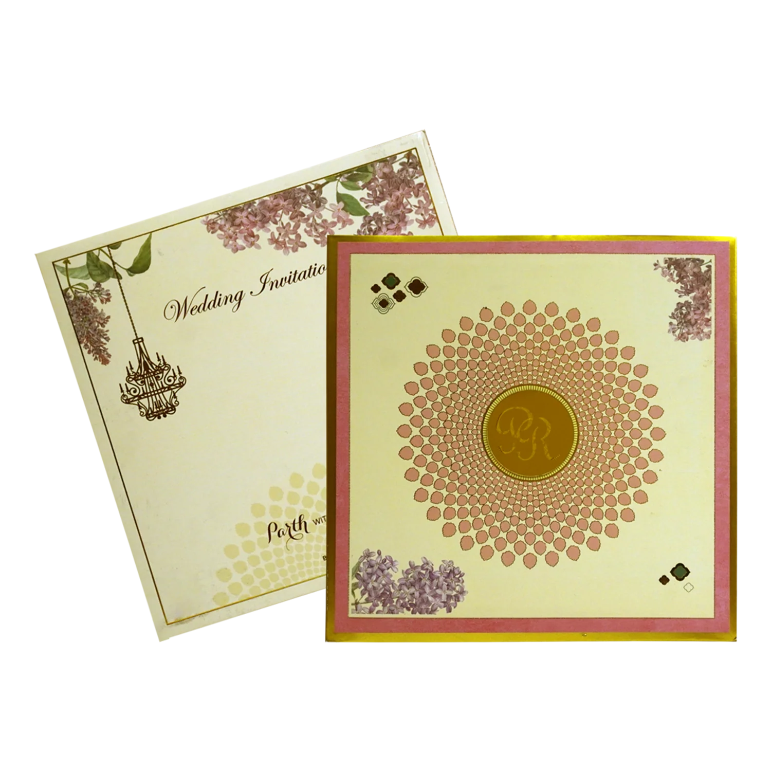 Lime Yellow Premium Marriage Card-KBM04570 - Image 2