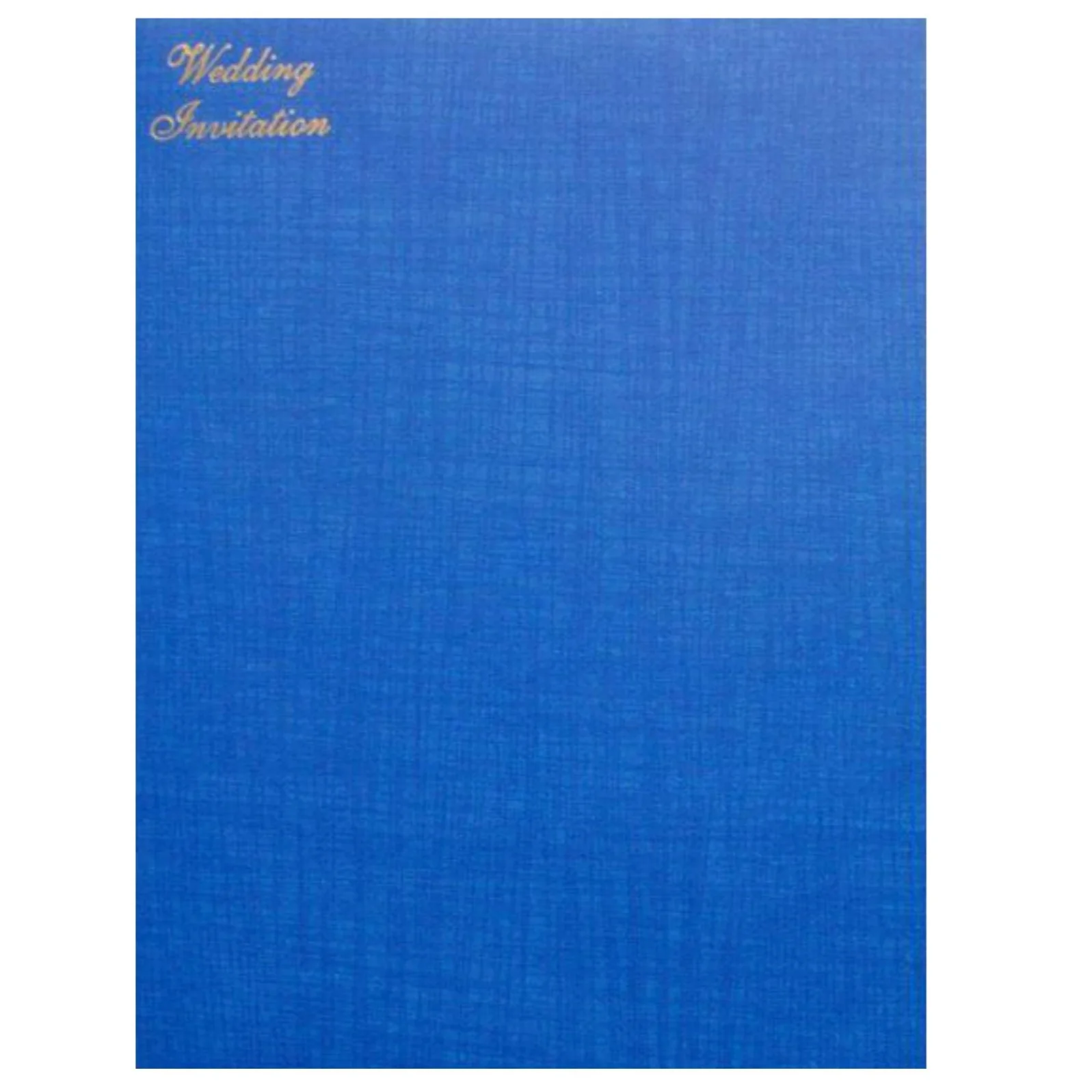Blue Die Cut Invitation With White Wolly-KNK50102 - Image 4