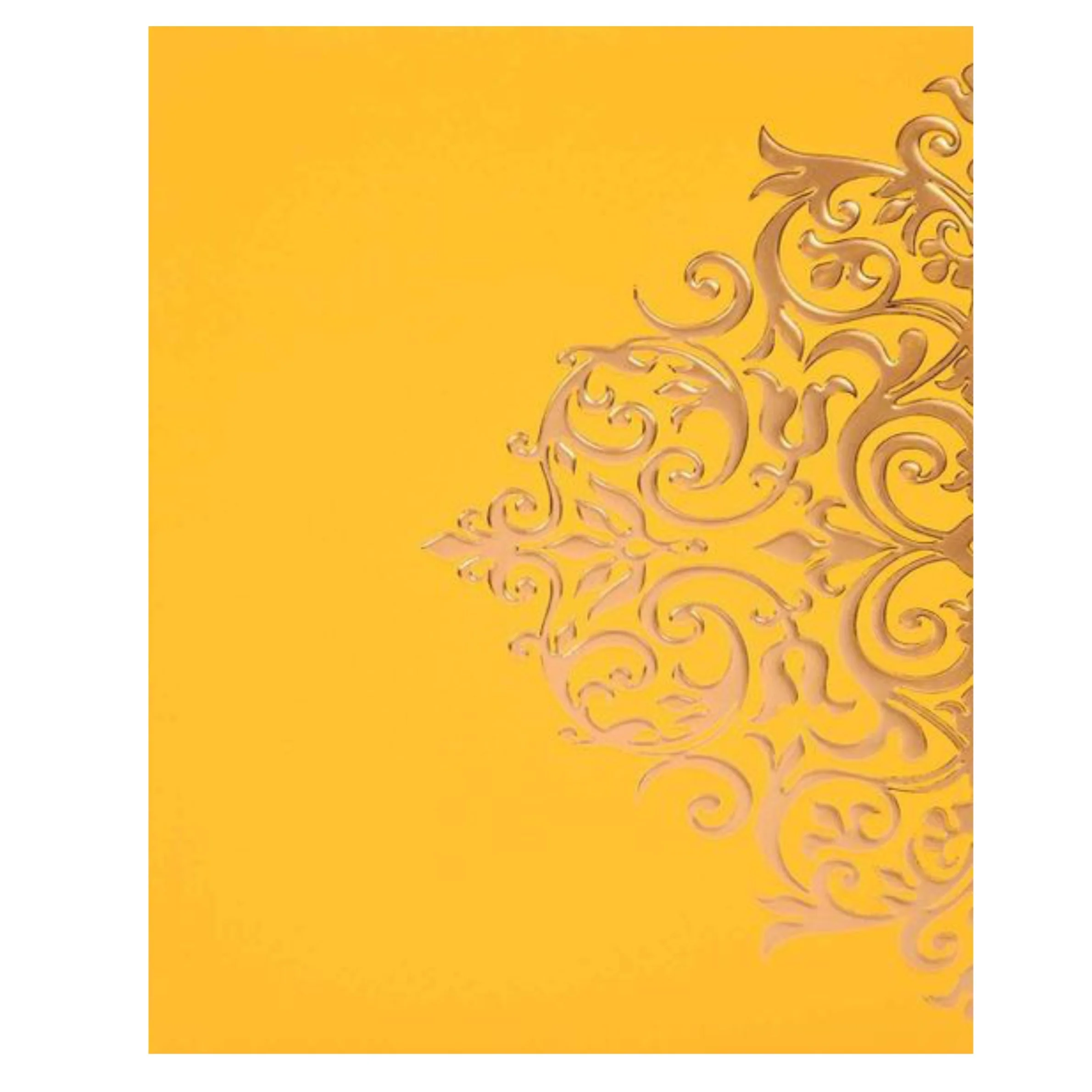 Magnificent Cream Colour Invitation Card - KNK30320 - Image 4