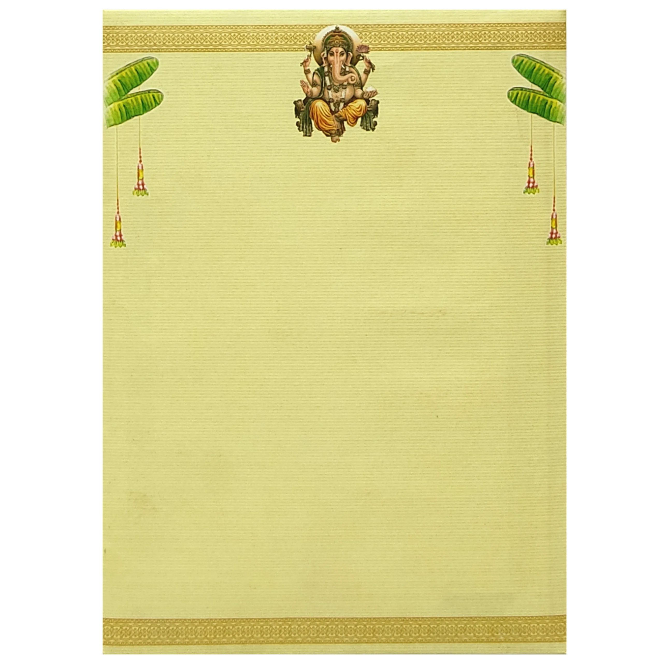 Orange Threading Ceremony Invitation Card-KADS0002 - Image 4