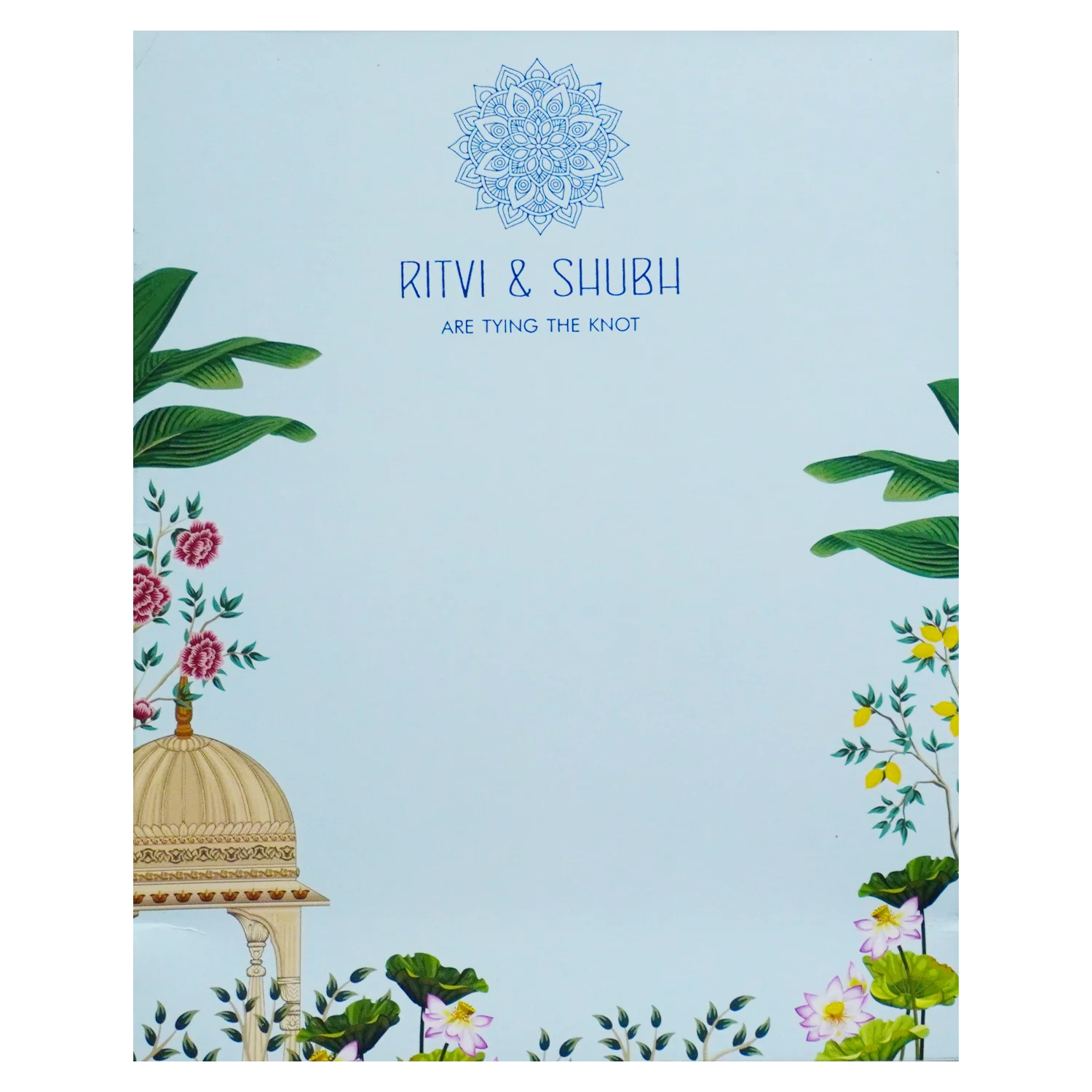 Pale Blue Tracing Sheet Invitation-KRC30180 - Image 4
