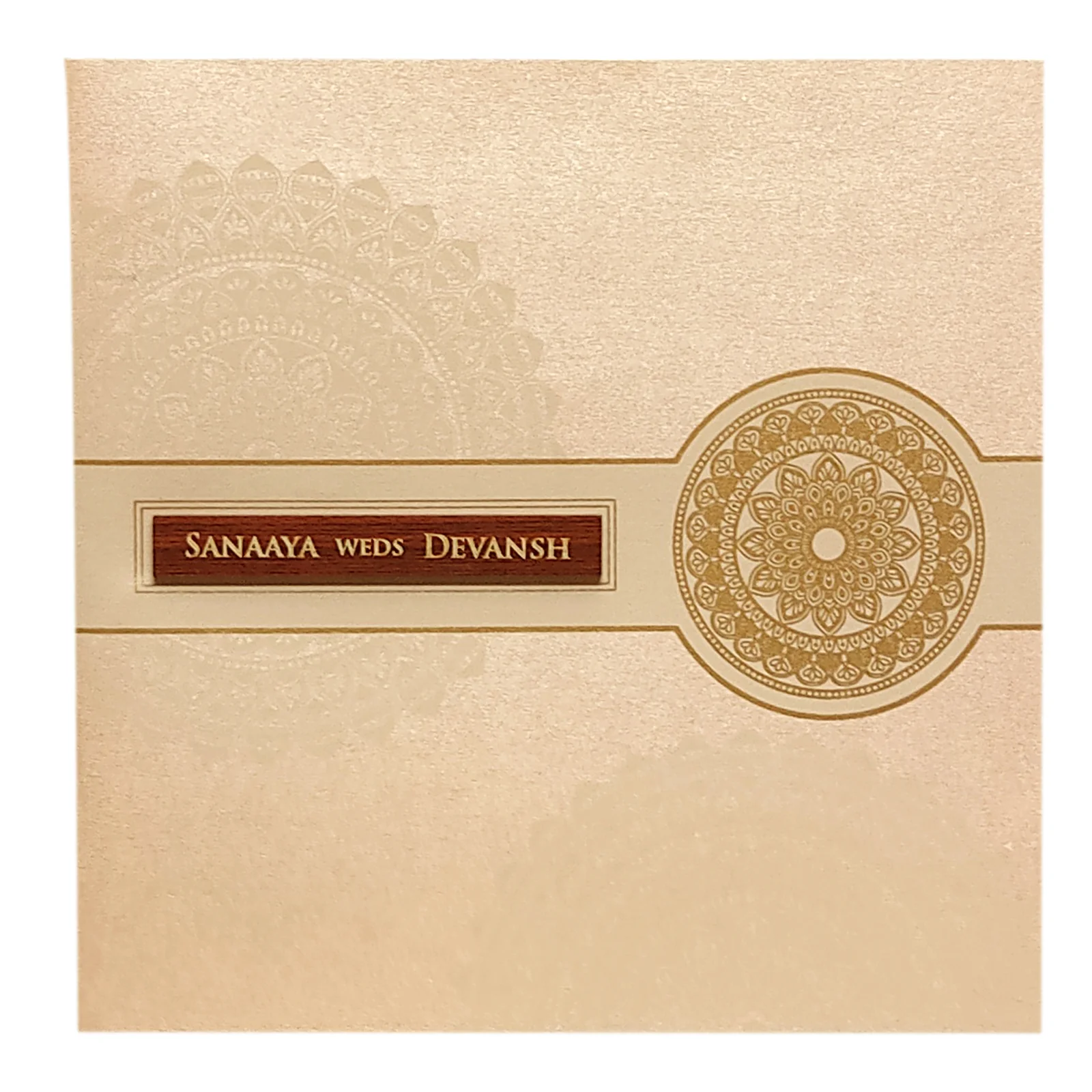 Pink Design Invitation Card-KRC29711 - Image 3