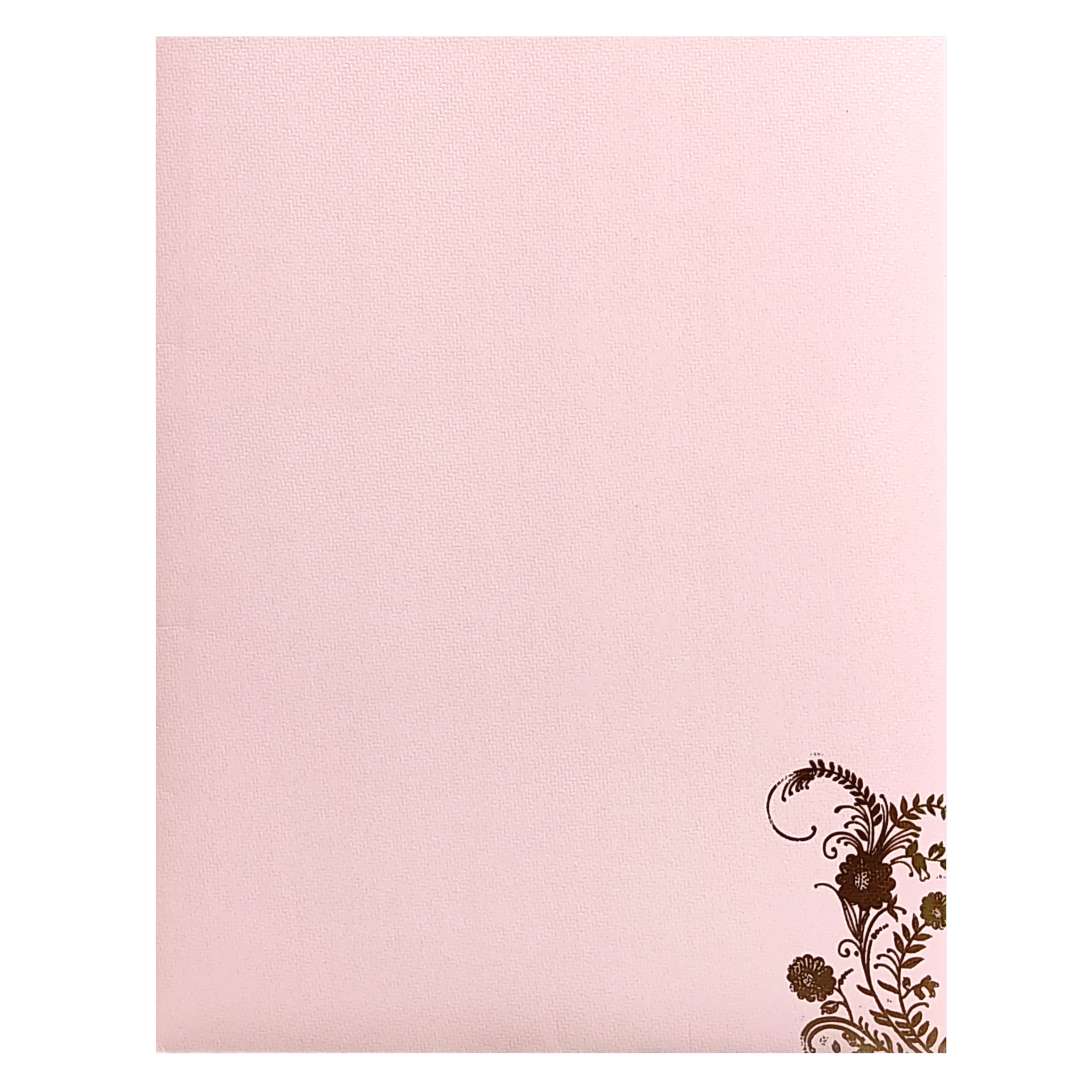 Pink Floral Single Sheet Marriage Card-KNPT5027 - Image 4