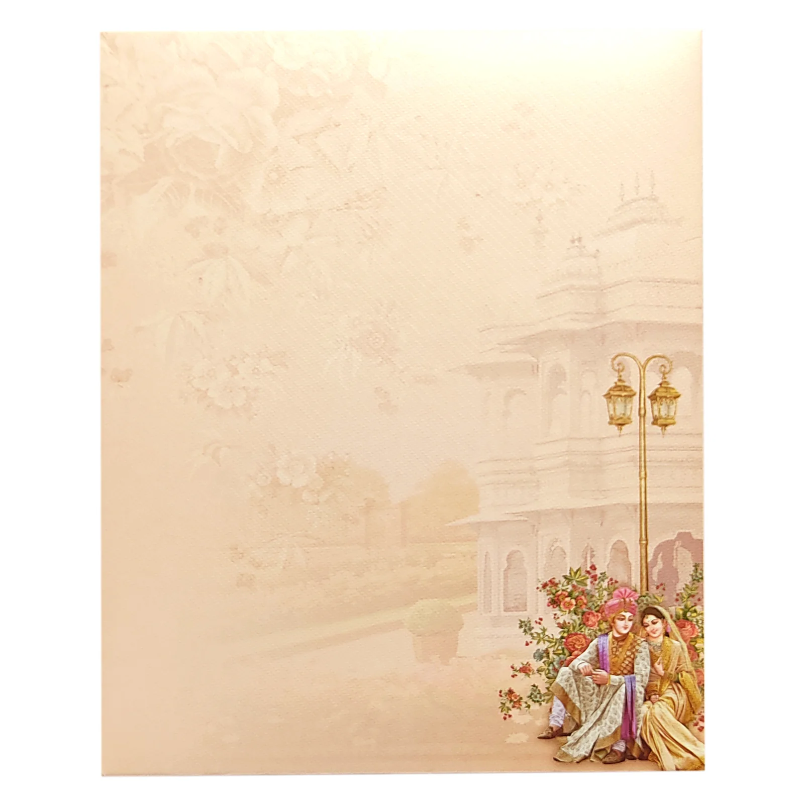 Pink Royal Bride Groom Invitation Card-KNKN6302 - Image 4