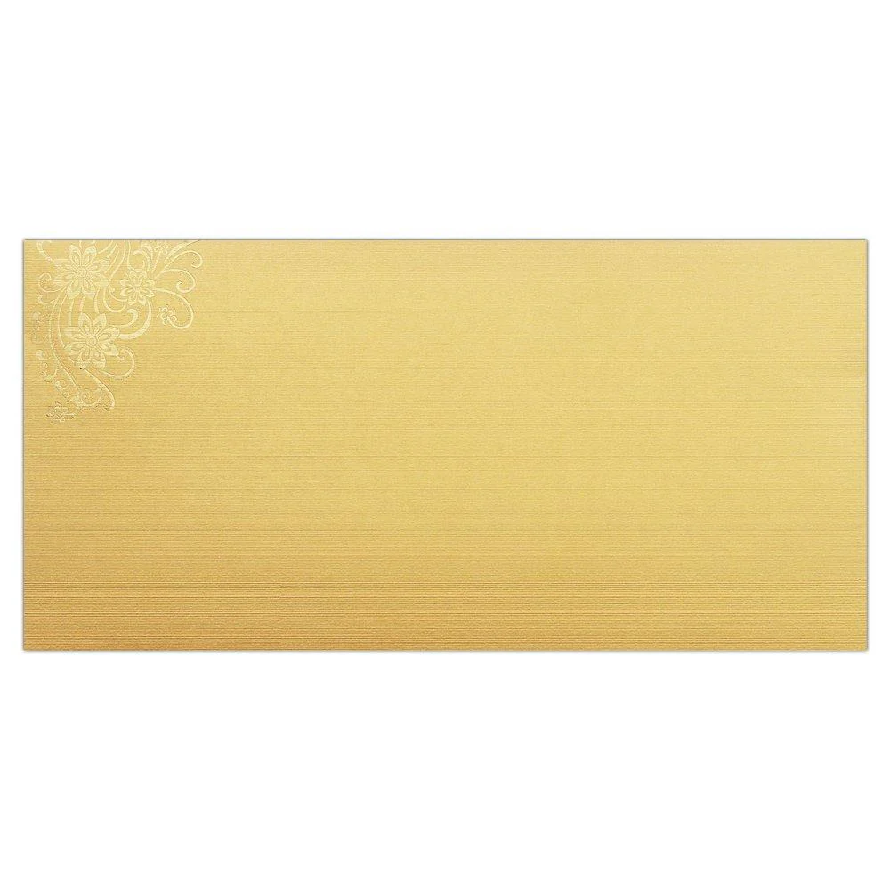 Pristine Gold Shading With Designer Wedding Card -KNK1939 - Image 2