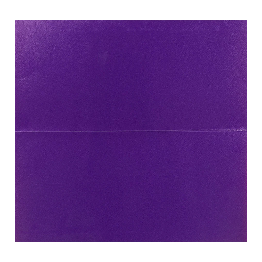Purple Embossed Gold Border Wedding Card-KNK1274 - Image 5