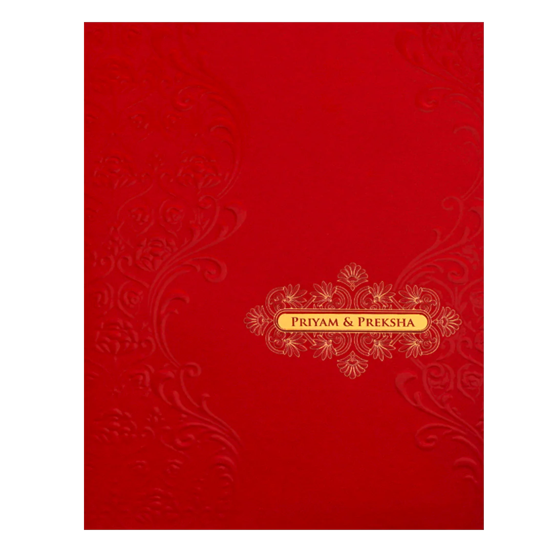 Red Floral Invitation-KPR09370 - Image 3