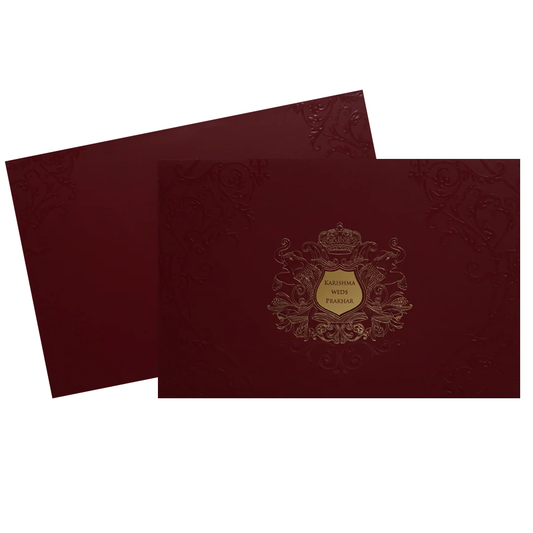 Red Marriage Invitation-KPR09570 - Image 2