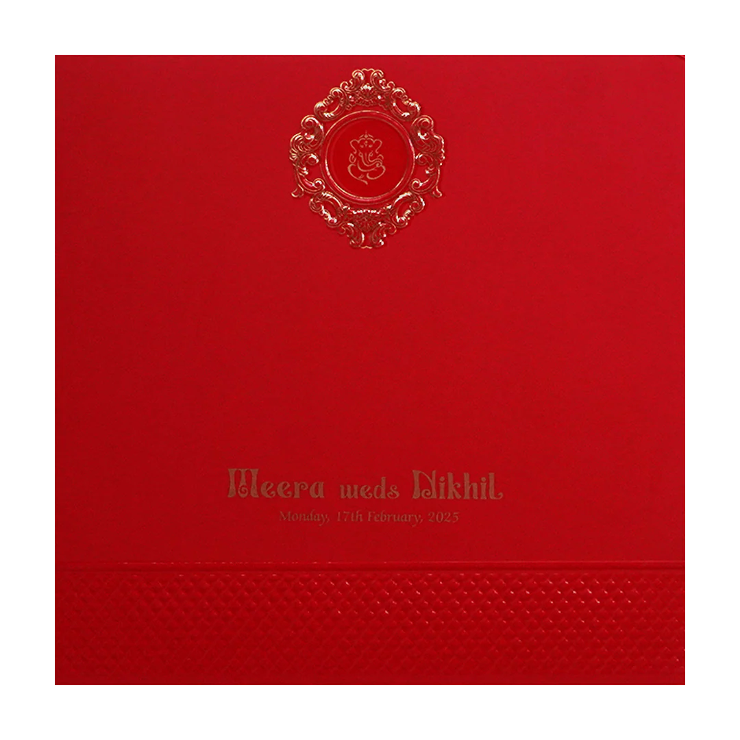 Red MDF Marriage Card-KPR09190 - Image 4