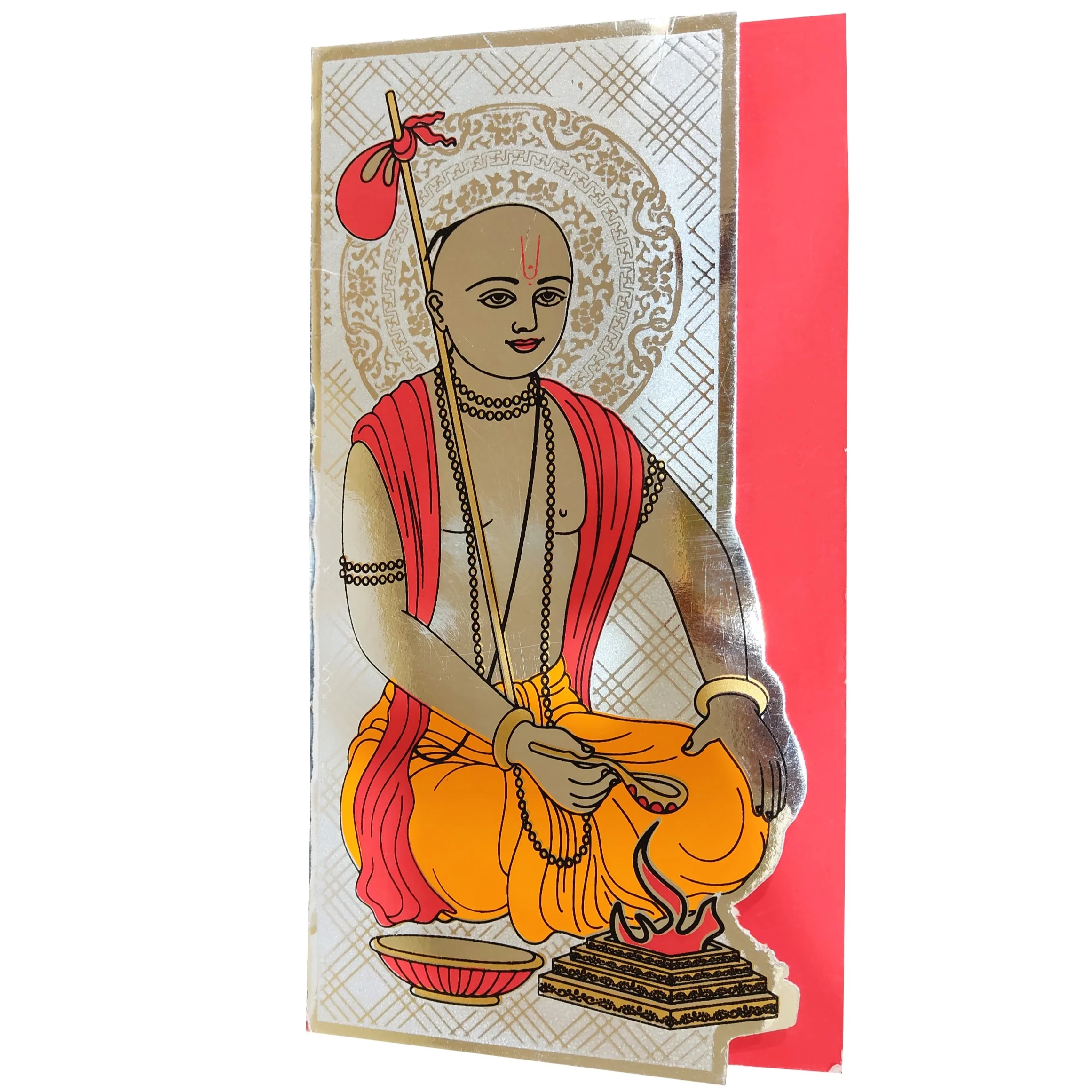 Red Threading Ceremony Invitation Card-KADS0003 - Image 2