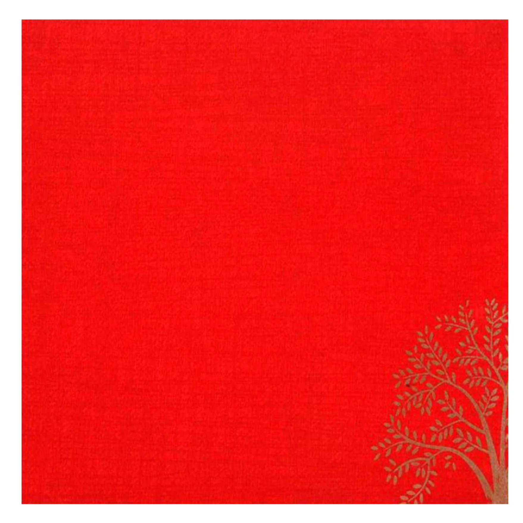 Royal Red Ganesha Tree Wedding Card-KNK43290 - Image 4