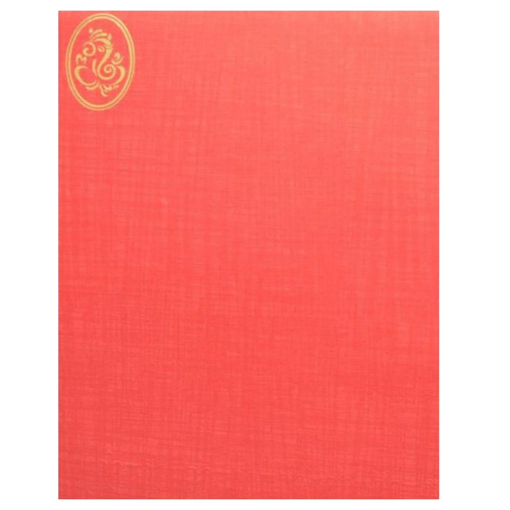 Royal Blue Ganesha With Peacock Wedding Card-KNK50051 - Image 4