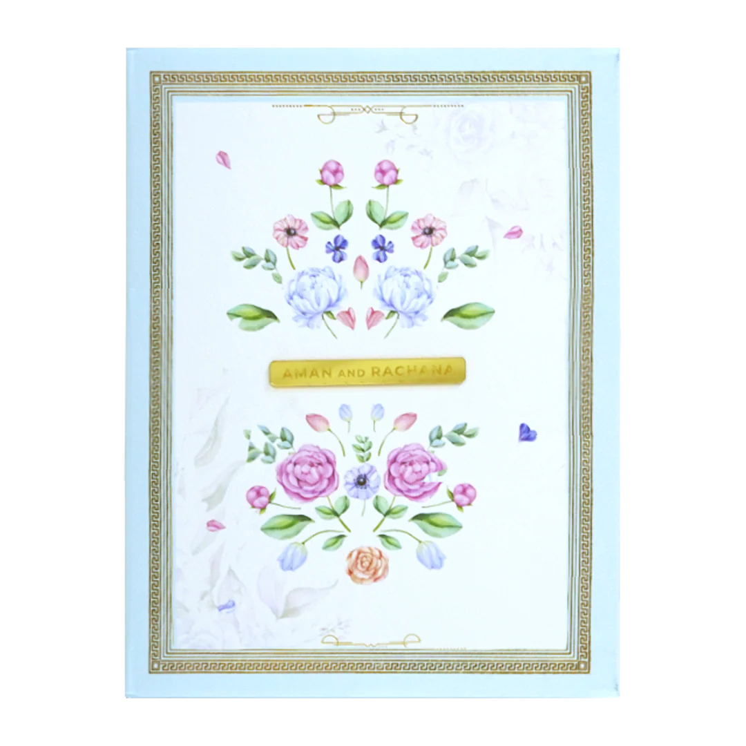 White Elegant Padded Card-KBM04620 - Image 3