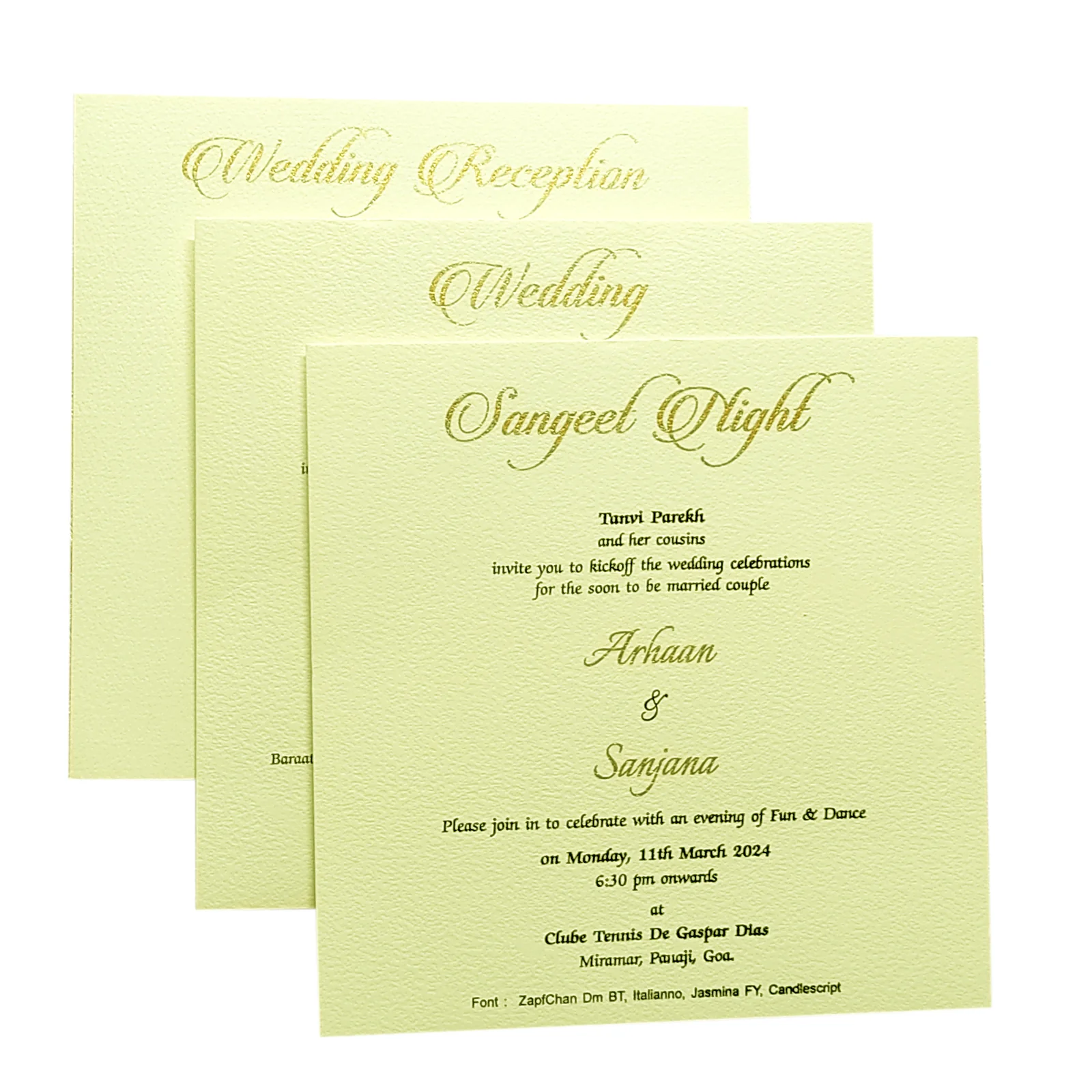 White Peacock Invitation Card-KRC29340 - Image 5