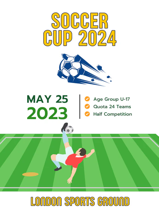 White Blue soccer Invitation-AASCC011 - Image 2